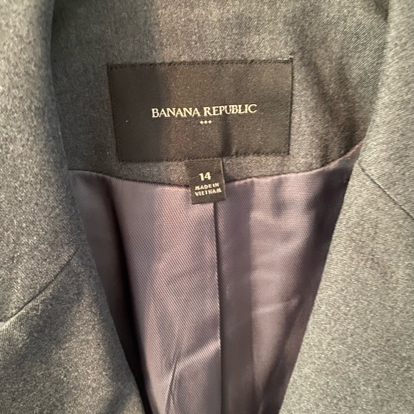 Banana Republic Flannel Suiting Jacket, Women’s 14, NWOT - Picture 4 of 4